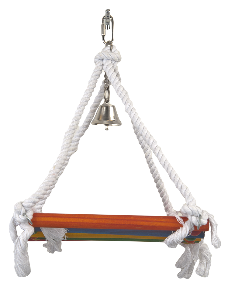 Rope & Wood Hanging Swing