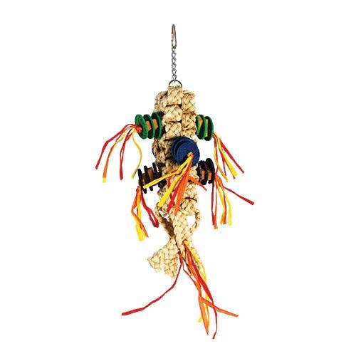 Frond Lanyard Toy For Birds