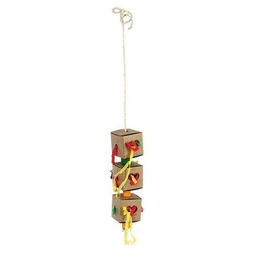 Small Triple Foraging Box Bird Toy