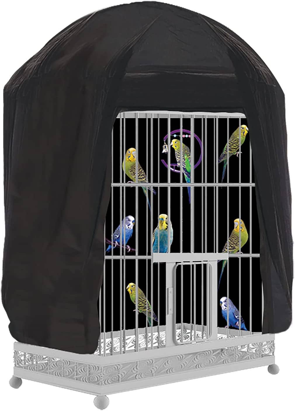 Bird-Life Universal Fit Birdcage Cover – Black – Medium