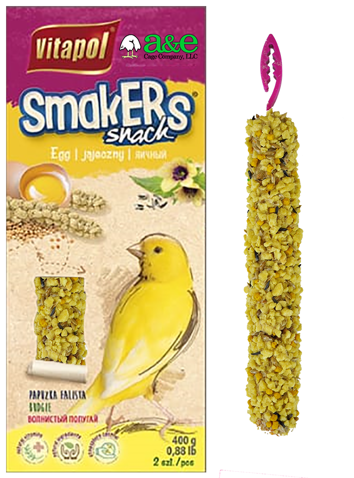 Canary Smakers Sticks Twin Pack Bird Egg Treats