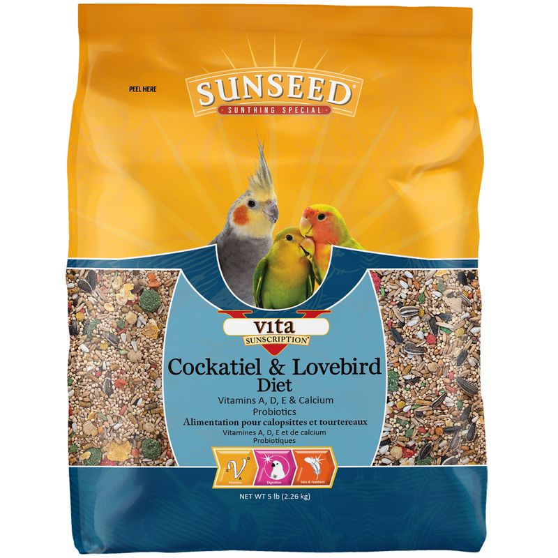 Vita Cockatiel & Lovebird Diet 2.5-lb