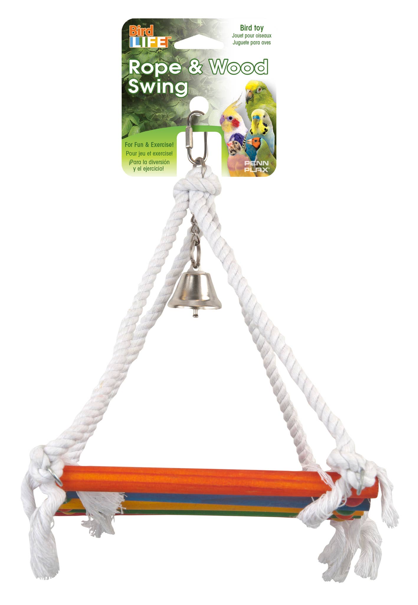 Rope & Wood Hanging Swing