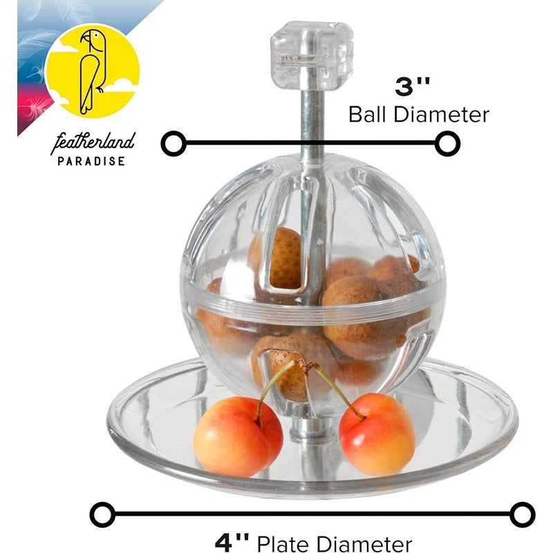 Bola de buffet y brocheta 