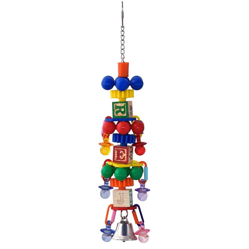 ABC Spin Tower Bird Toy