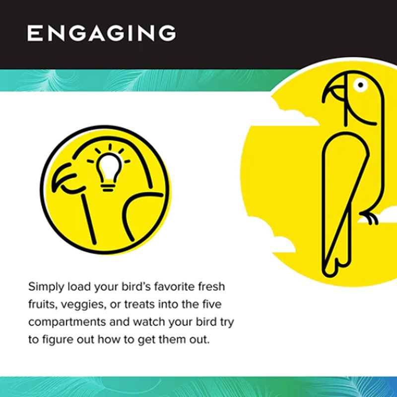 Re-Enforcement Foraging Wheel