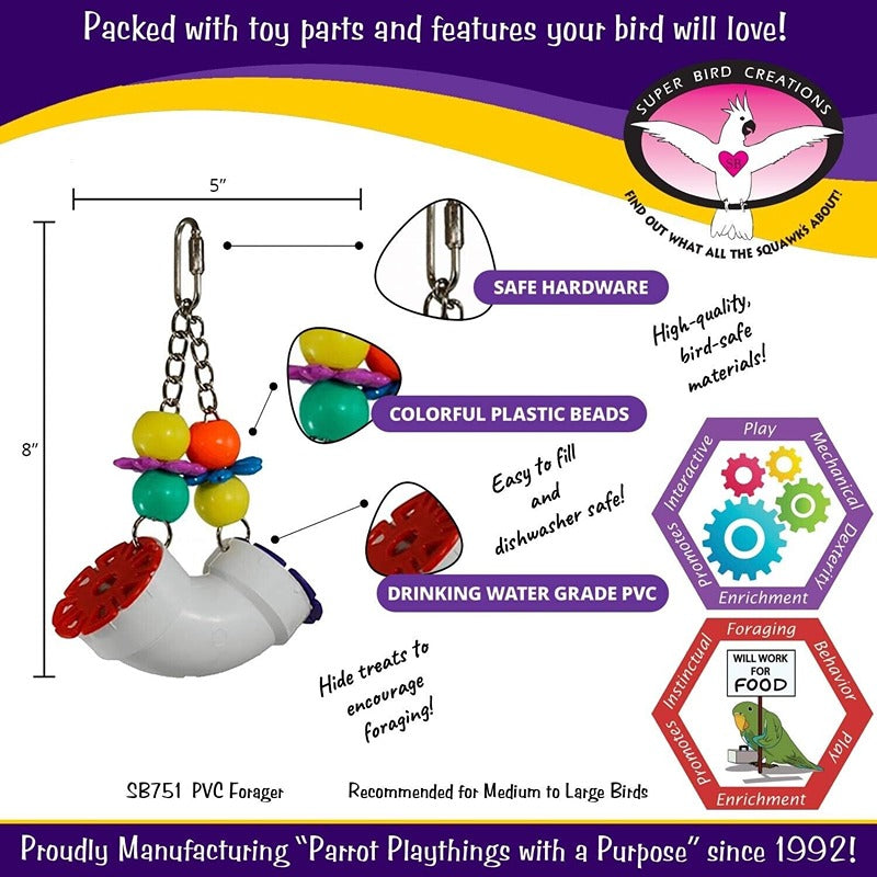 PVC Forager Bird խաղալիք 