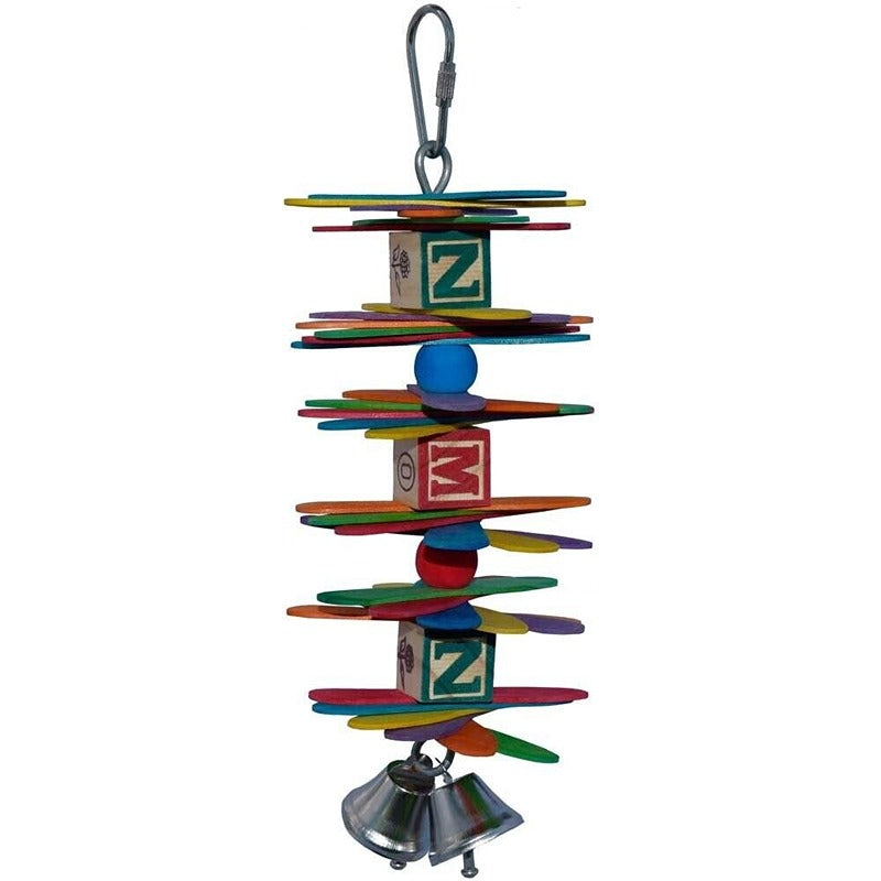 ABC Spoon Stack Bird Toy