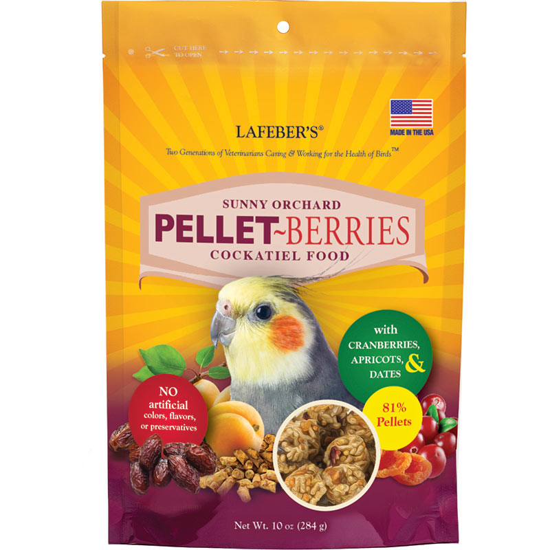 Pellet-Berries para cacatúas 10 oz