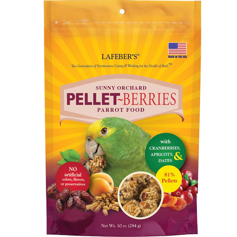 Pellet-Berries for Parrots 10-oz