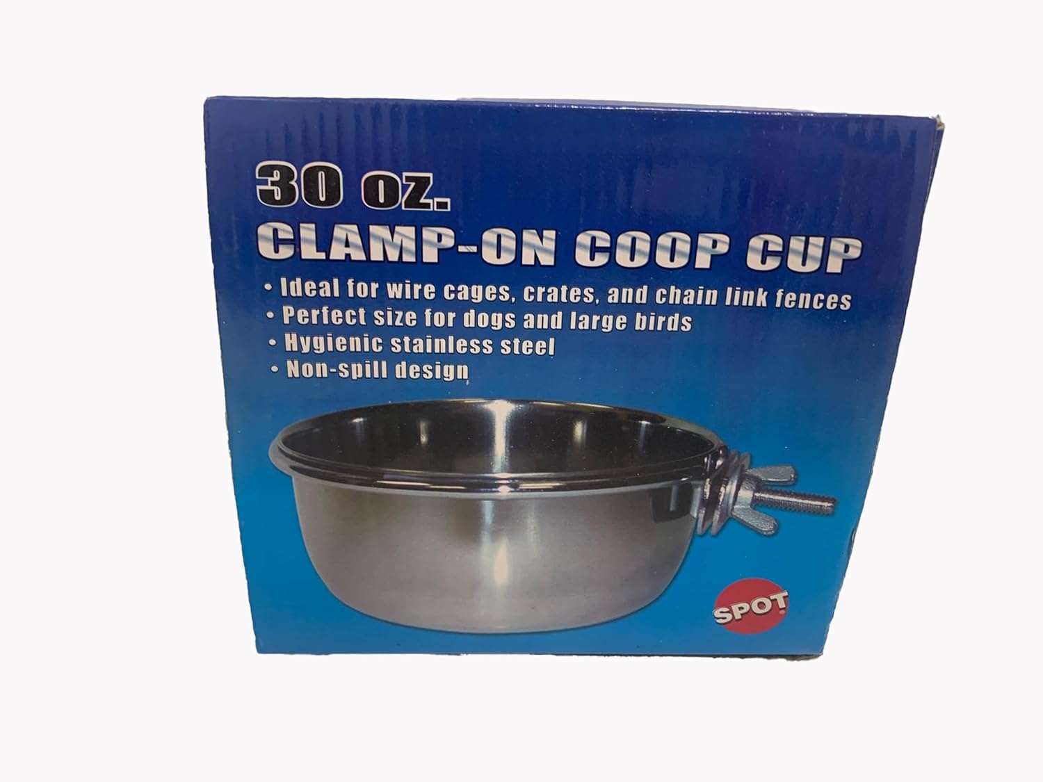 Stainless Steel Clamp On Coop Cup 30-oz