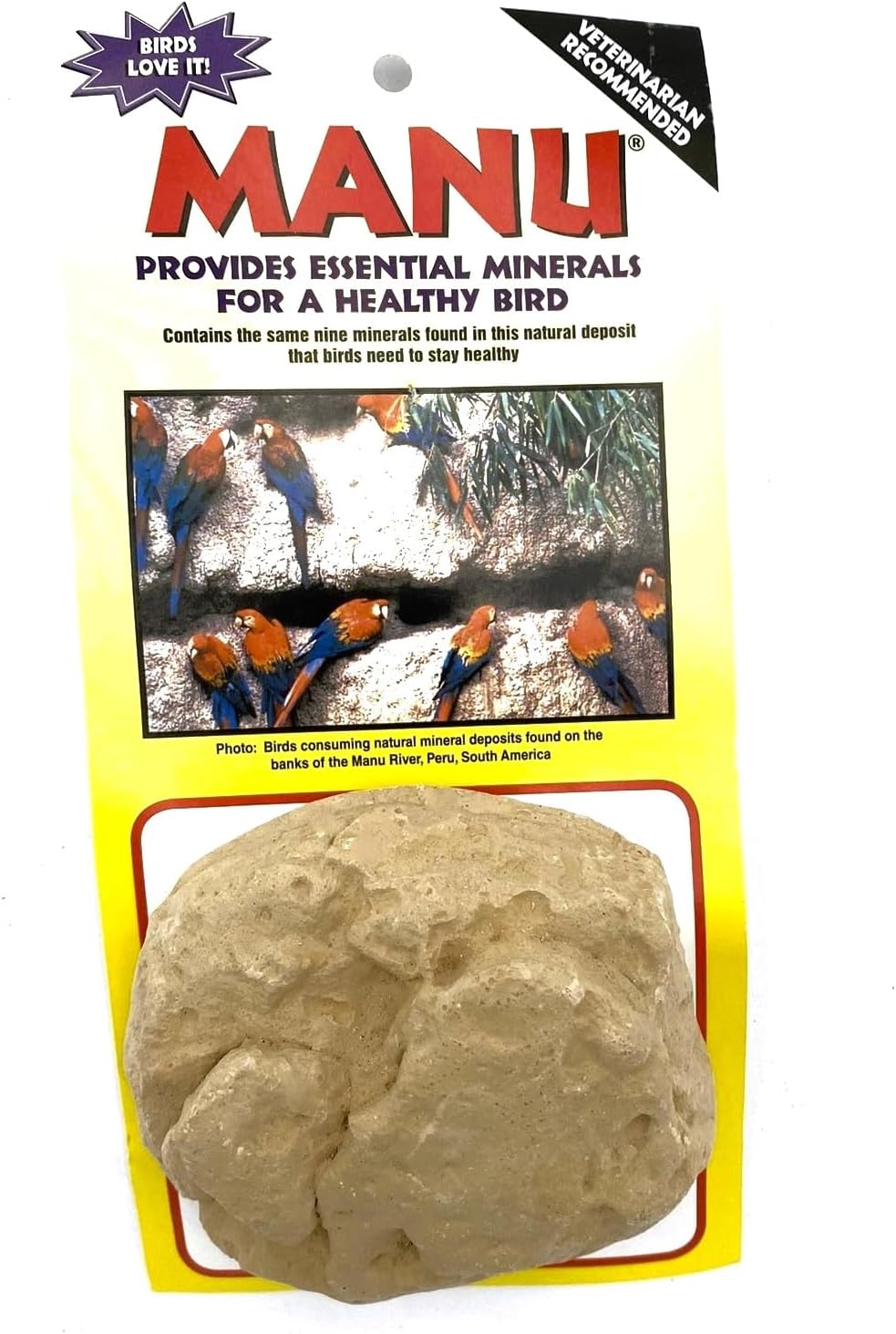 Manu Mineral Blocks Bird Chew Toy