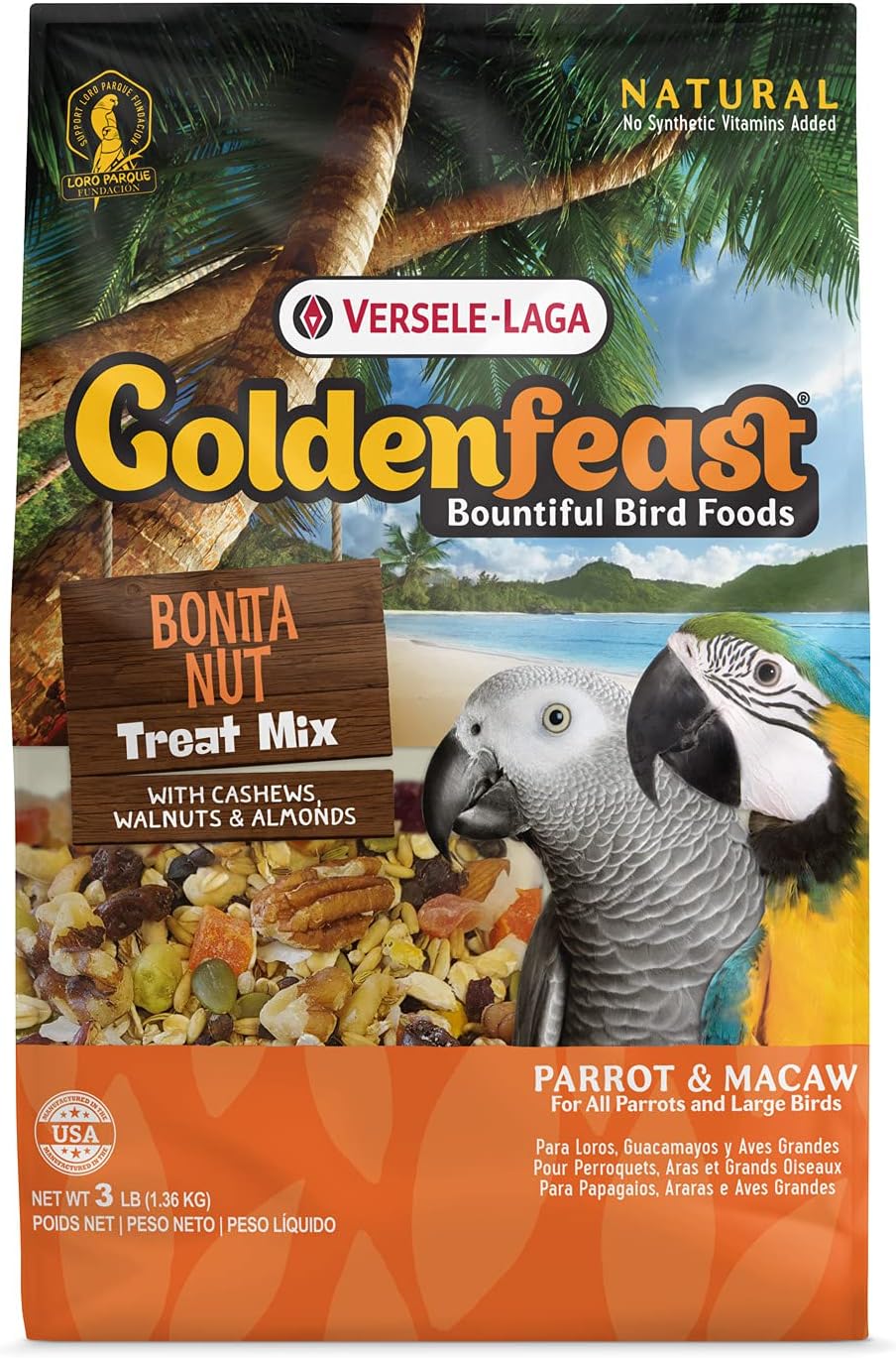 Goldenfeast Bonita Nut Treat Mix, 3-lb