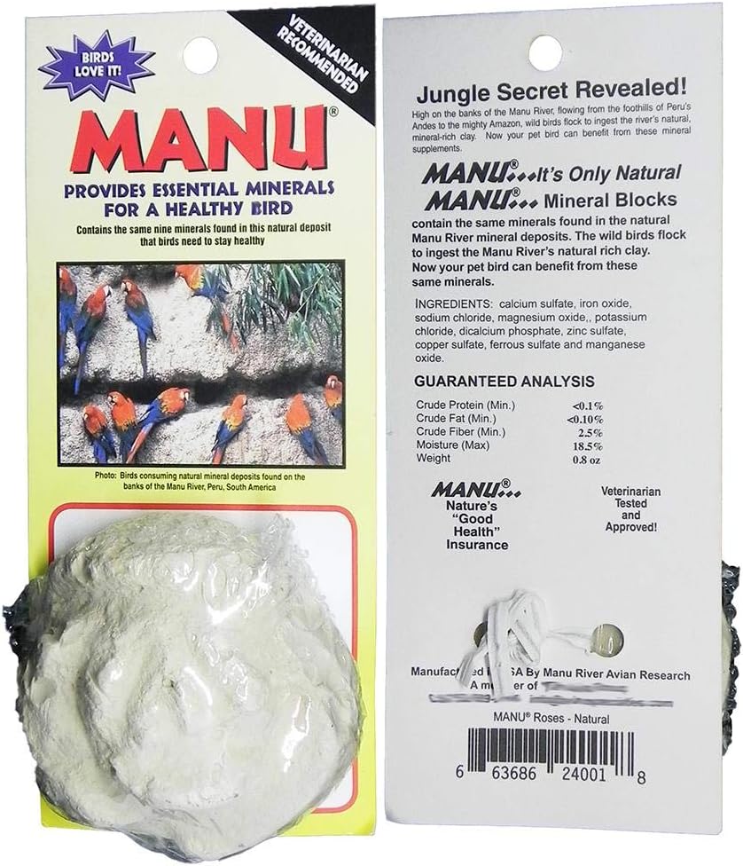 Manu Mineral Blocks Bird Chew Toy