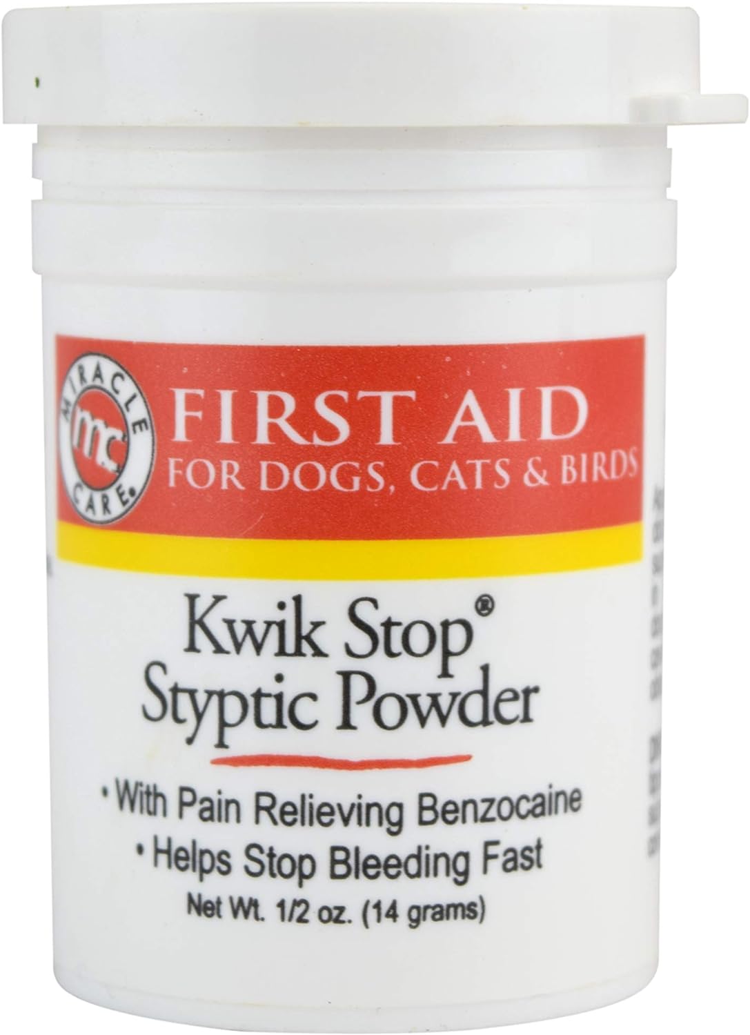 Miracle Care Kwik Stop Styptic Powder 0.5oz