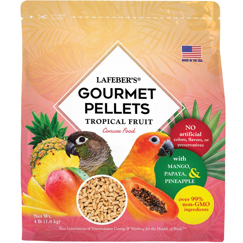 Lafeber's Conure Tropical Fruit Gourmet Pellets 4-lb