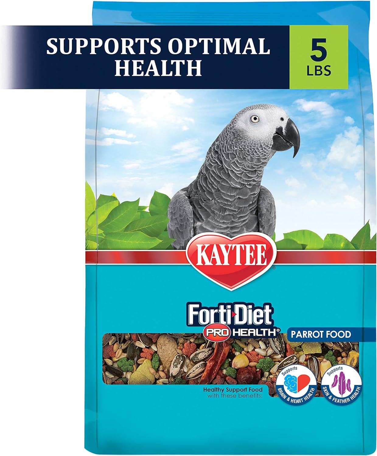 Kaytee Forti-Diet Pro Health Parrot Food 5-lb