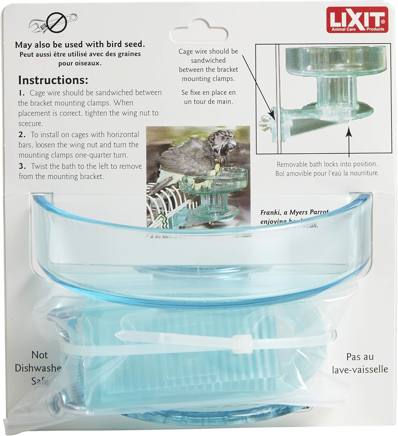 Lixit Quick-Lock Bird Bath