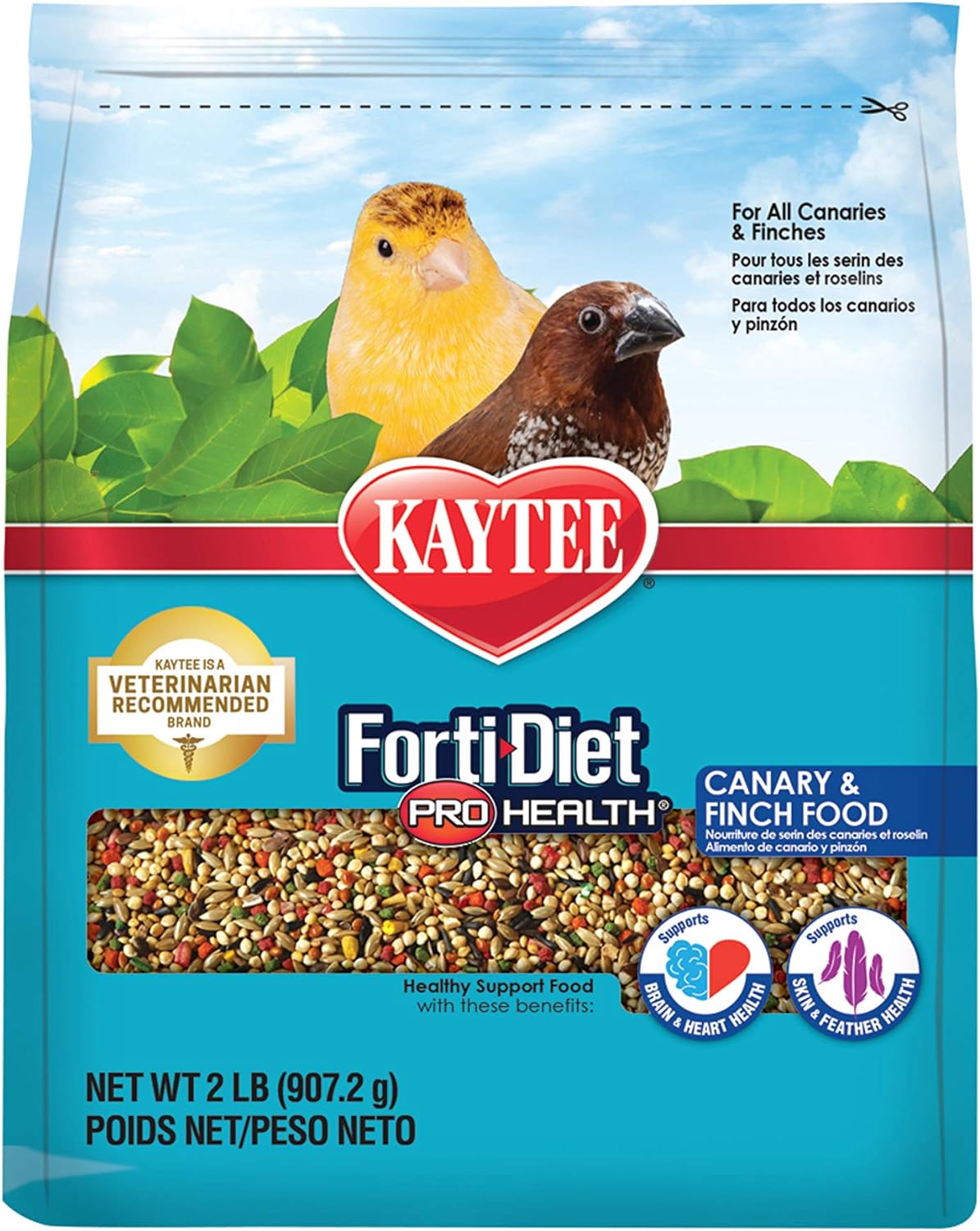 Kaytee Forti-Diet Pro Health Canary & Finch Food 2-lb