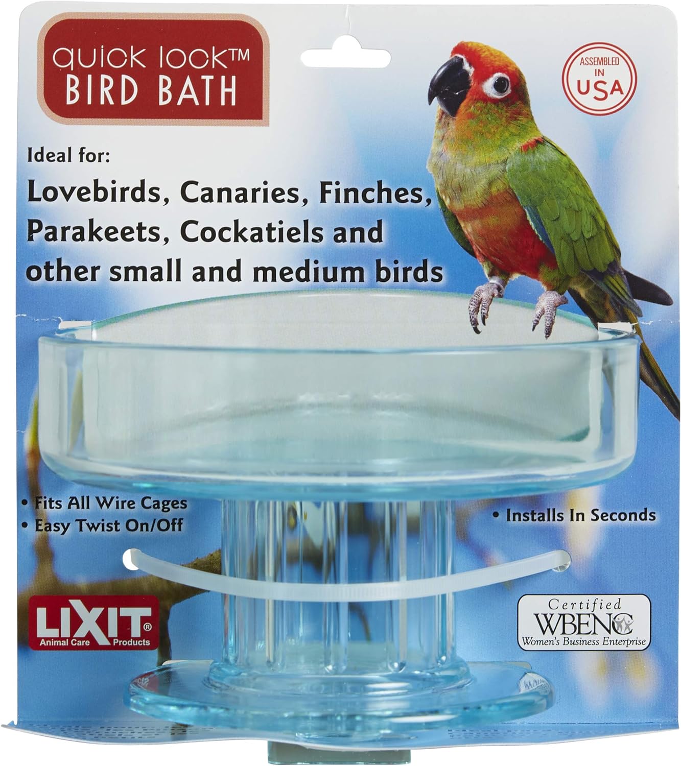 Lixit Quick-Lock Bird Bath