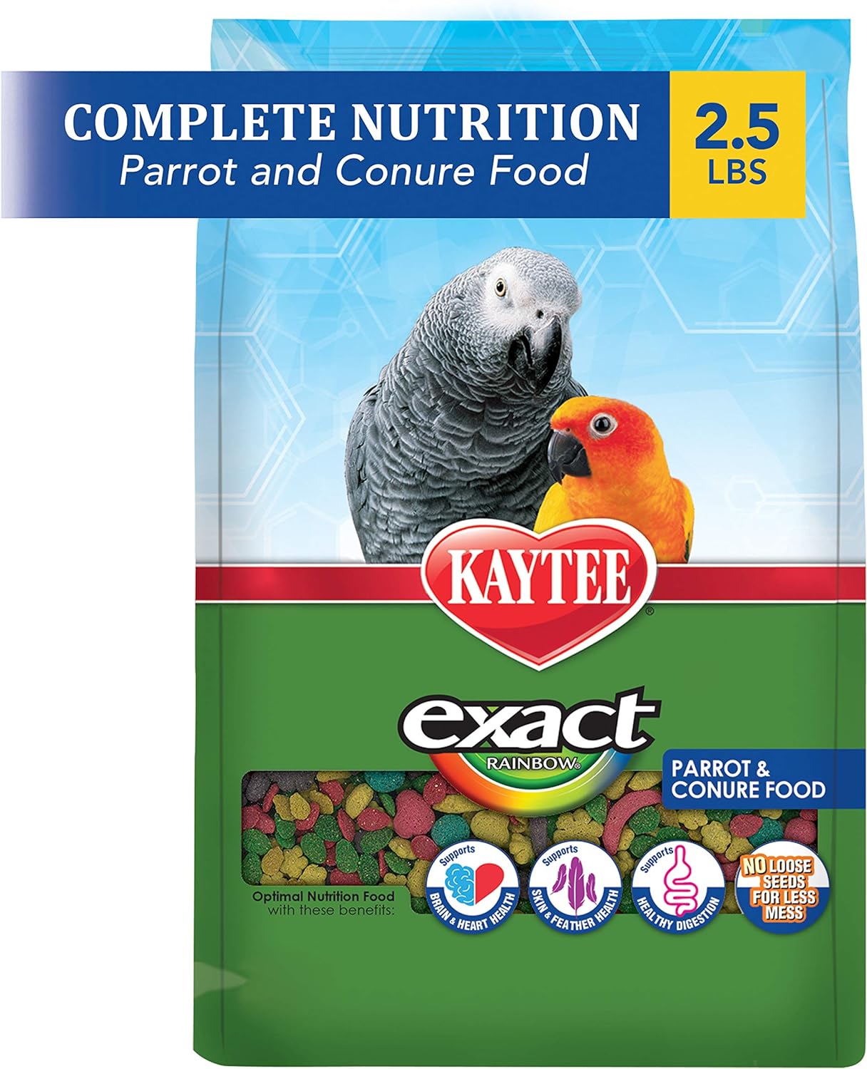 Kaytee exact Rainbow Parrot & Conure Food 2.5 lb