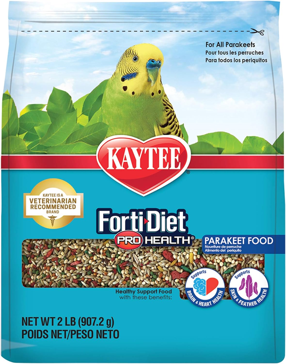 Kaytee Forti-Diet Pro Health Parakeet Food 2lb