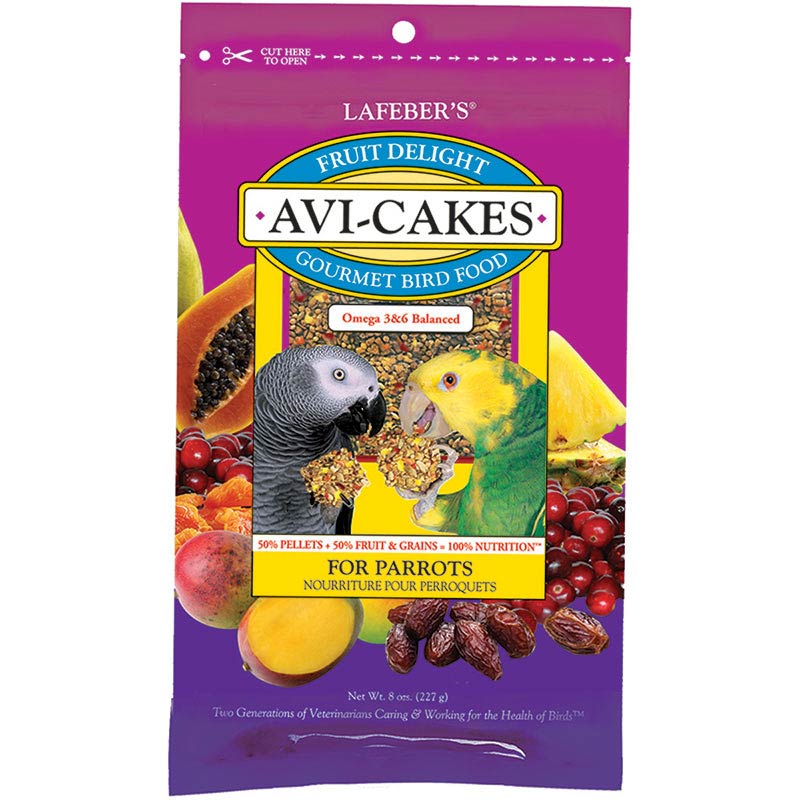 Fruit Delight Avi-Cakes para loros 8oz 