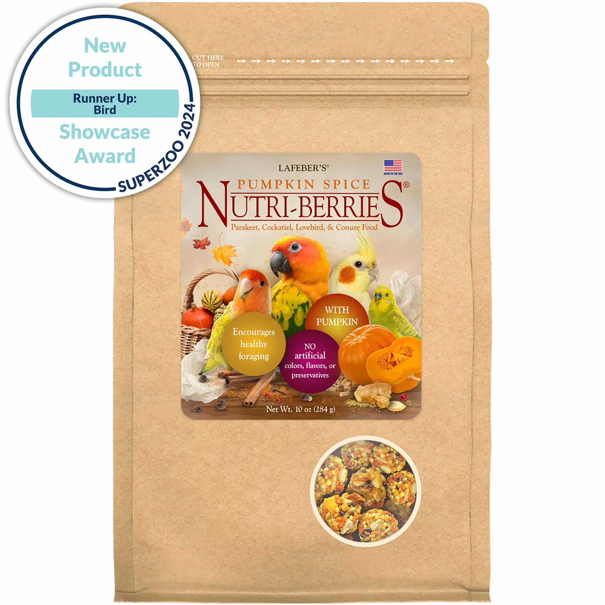 LIMITED EDITION Pumpkin Spice Nutri-Berries for Small Birds