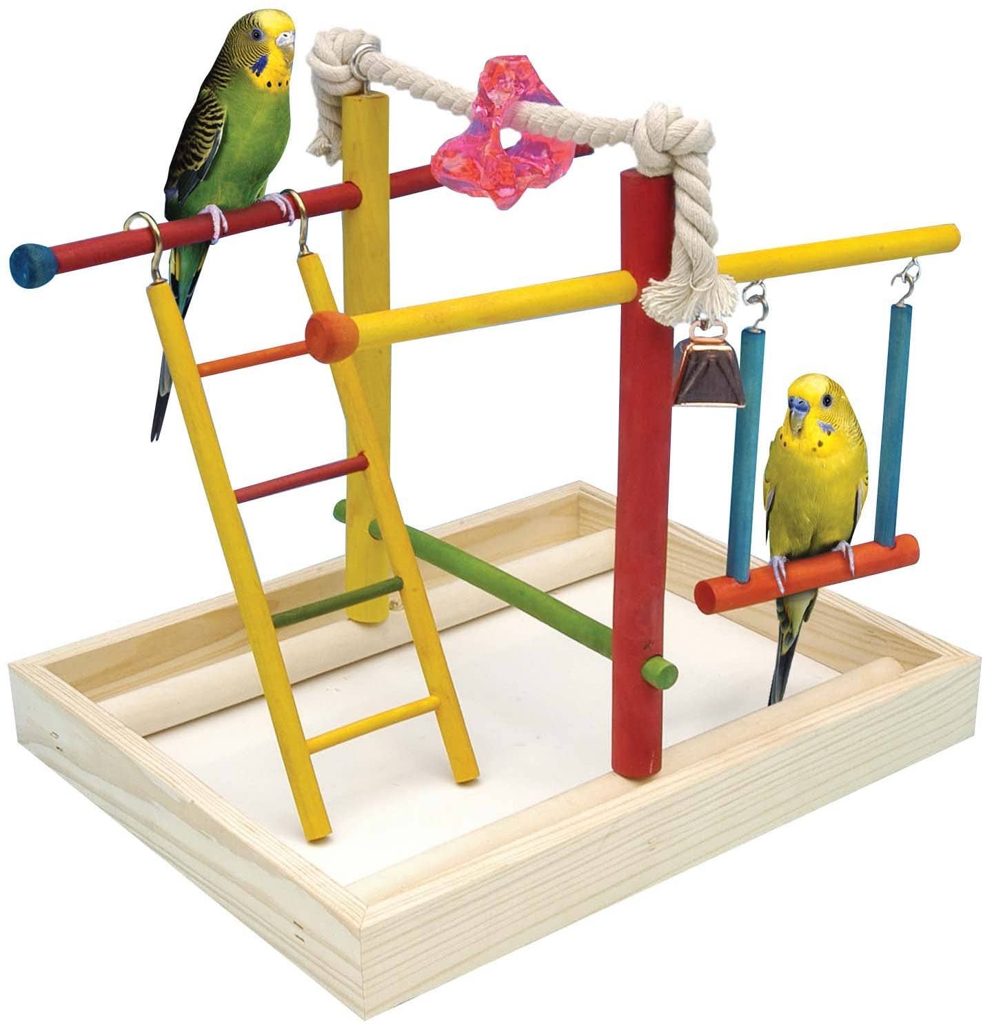 Bird-Life Wooden Playpen for Birds – Medium