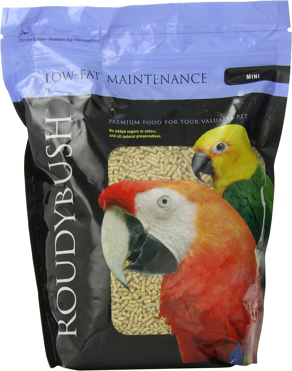 Roudybush Low Fat Maintenance Bird Food - Mini - 44-oz