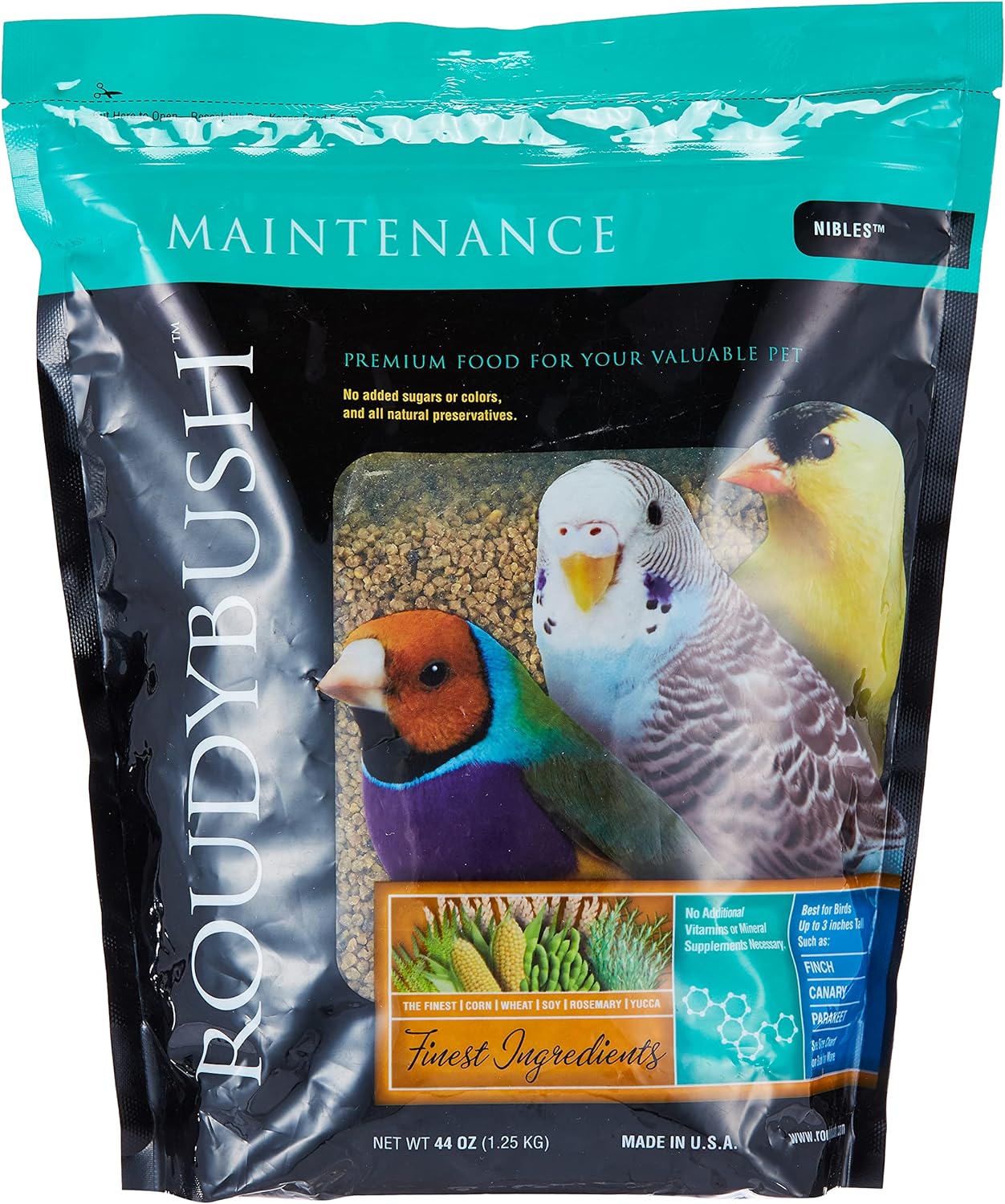 Roudybush Daily Maintenance Bird Food - Nibles - 44oz