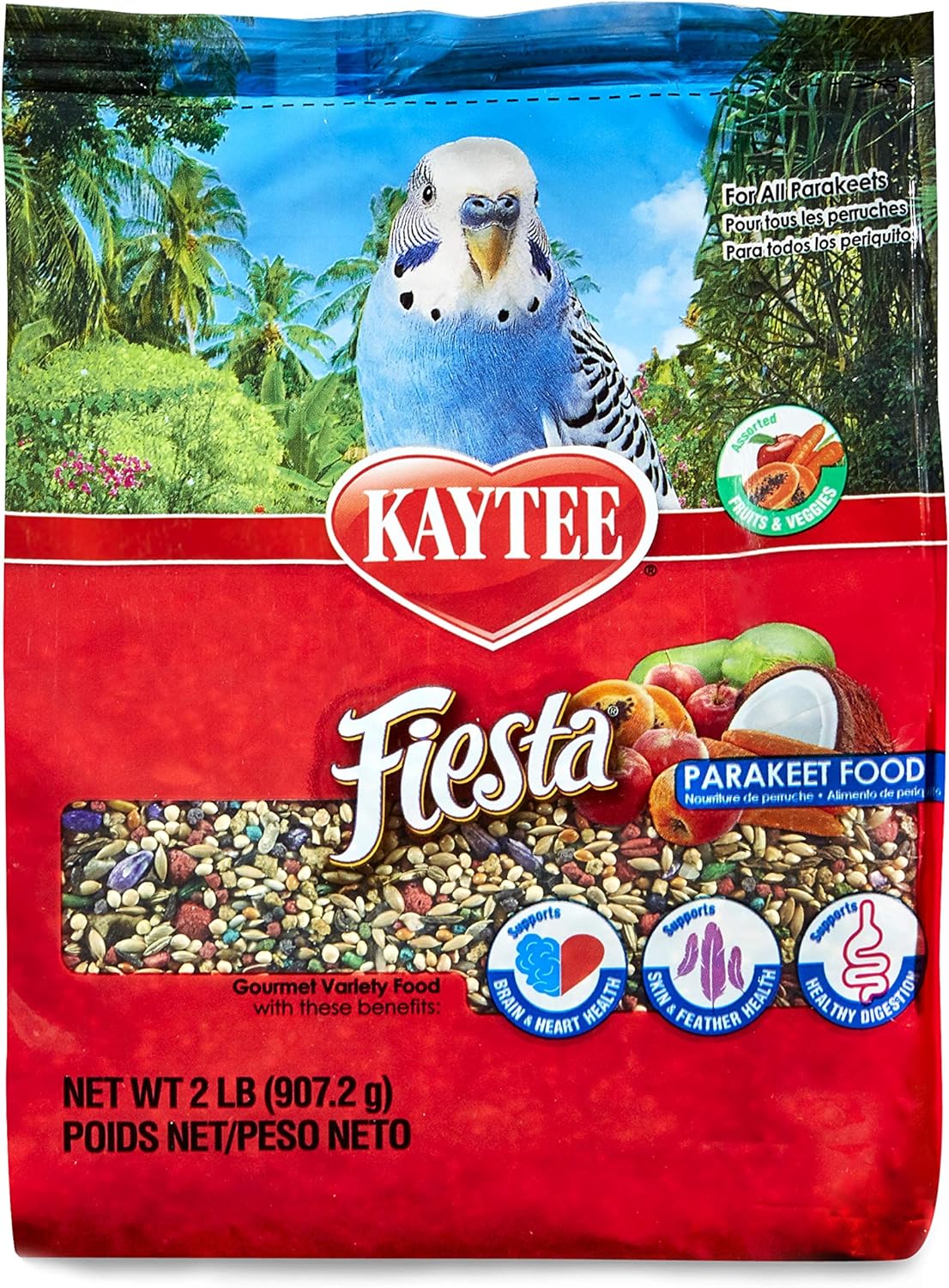 Kaytee Fiesta Parakeet Food 2 lb