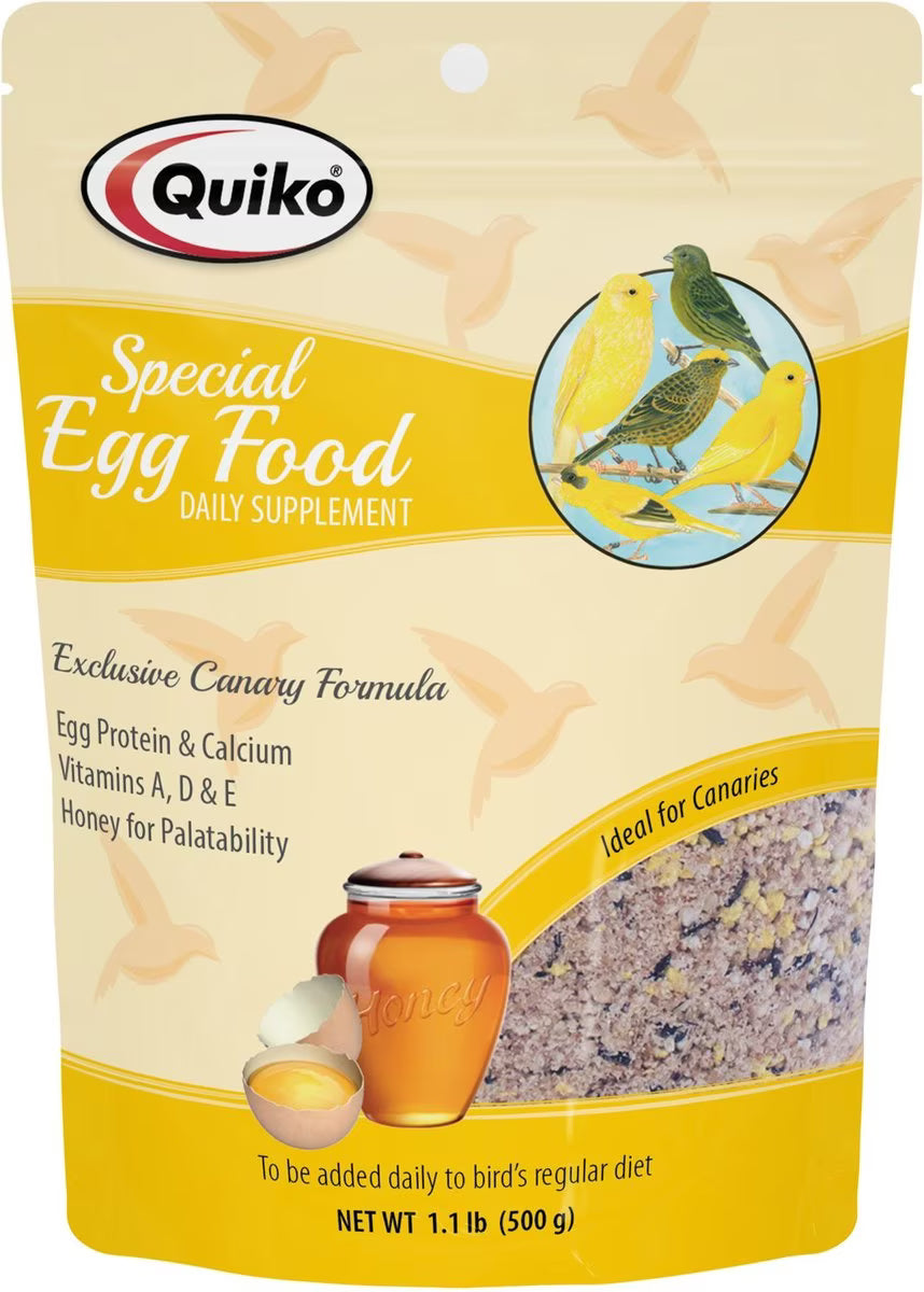 Quiko Suplemento alimenticio especial de huevo para canarios, 1.1 libras