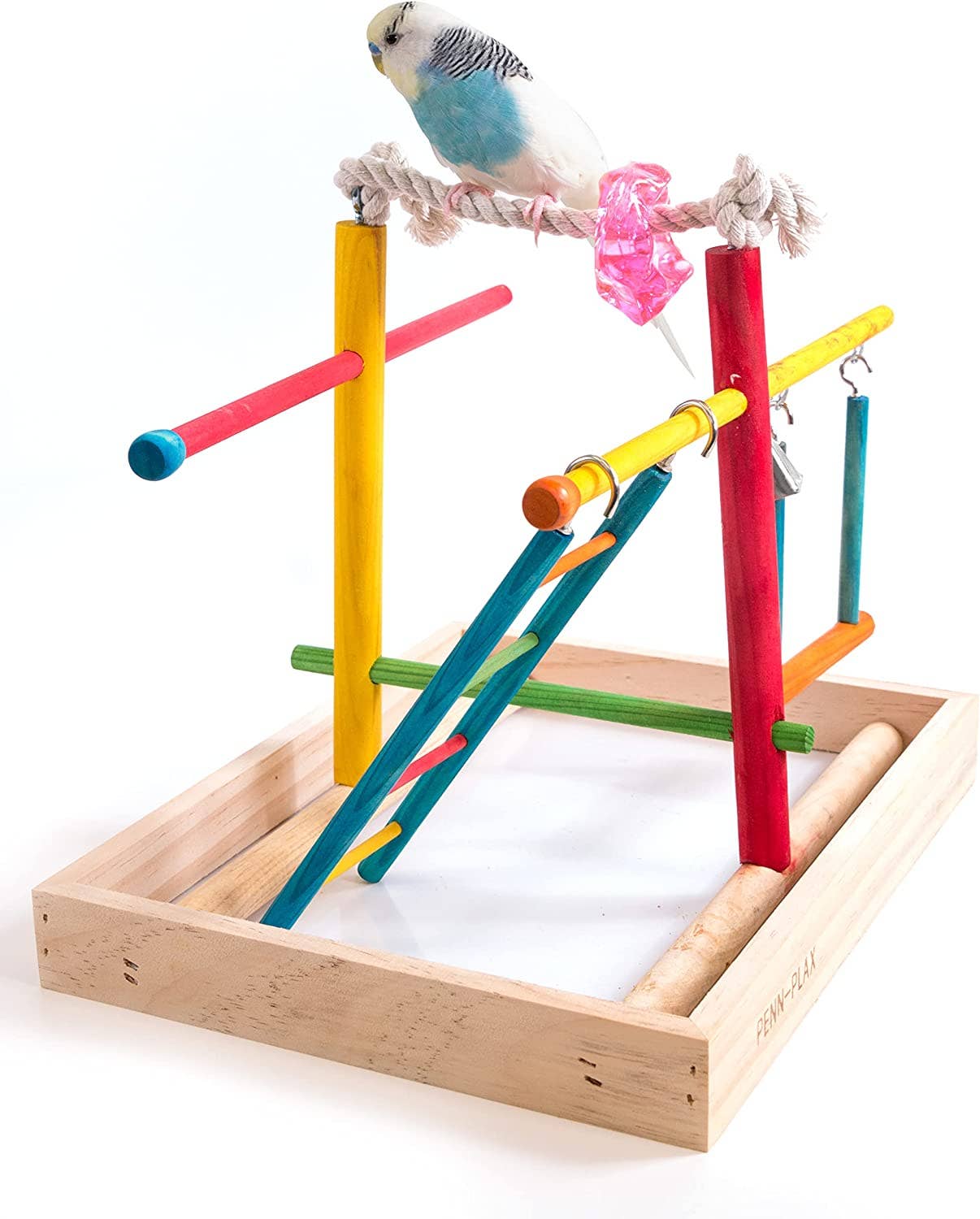 Bird-Life Wooden Playpen for Birds – Medium