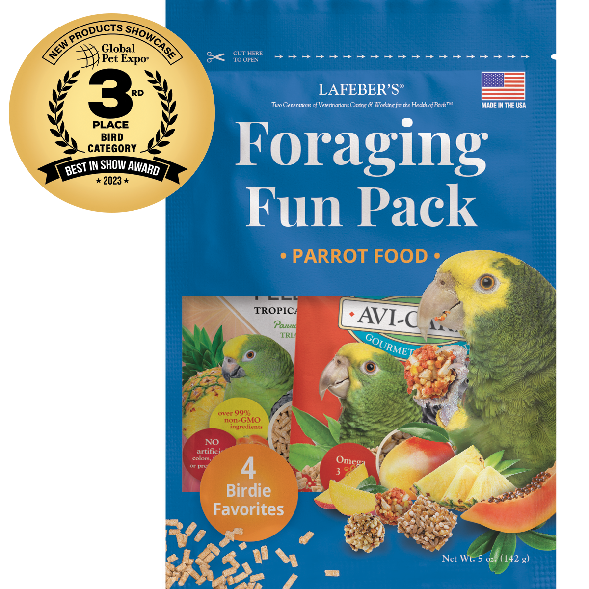 Parrot Food - Foraging Fun Pack – Cheeky Beaks