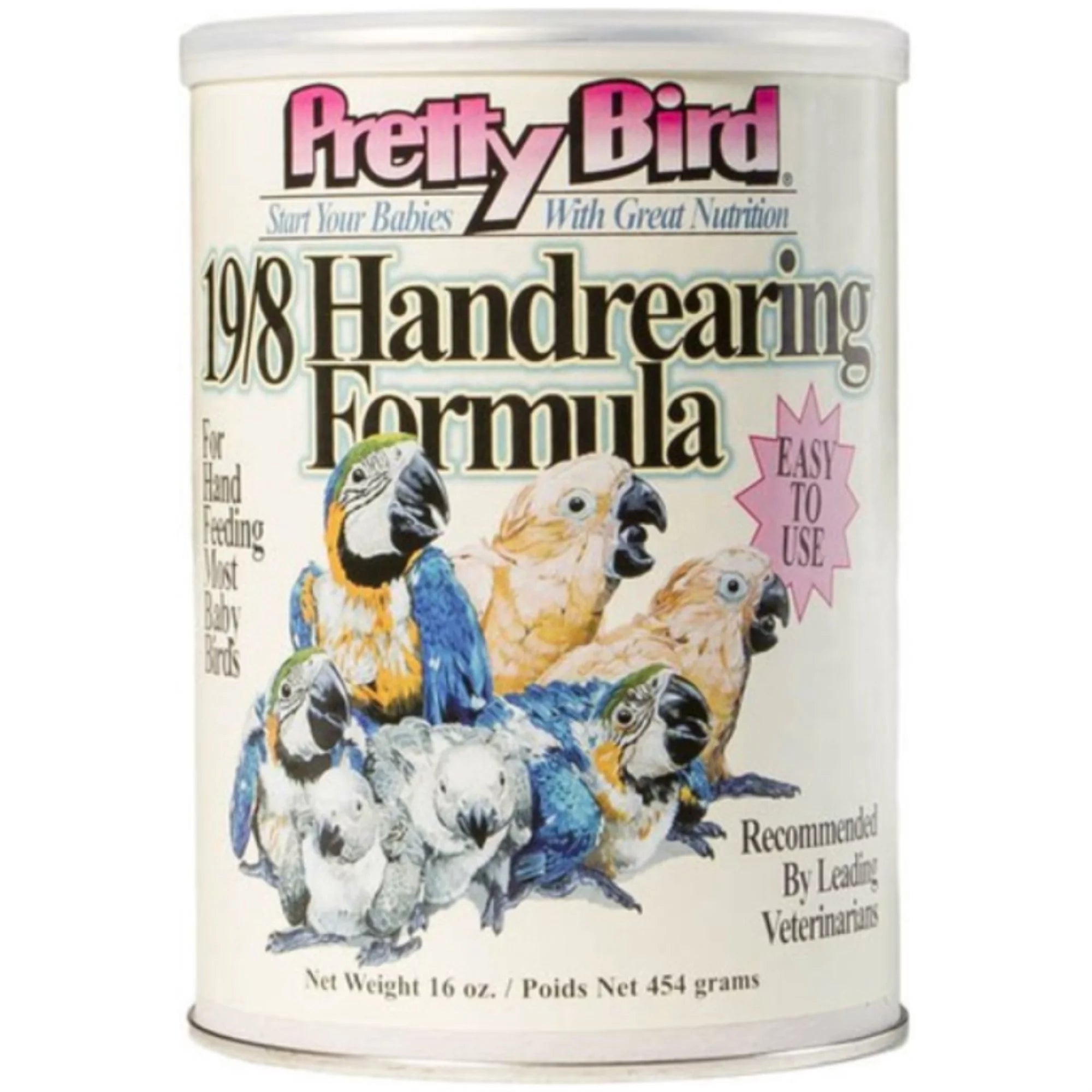 Pretty Bird 19/8 Hand Rearing Baby Bird Formula 1-lb