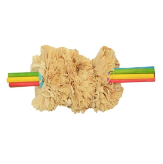 Corn Husk Toss Bird Foot Toy