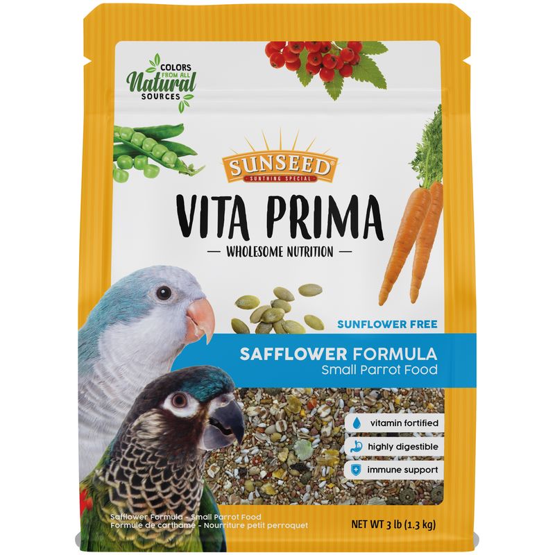 Vita Prima Safflower Formula Small Parrot Food 3-lb