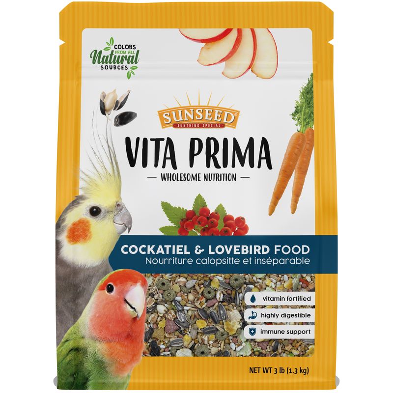 Vita Prima Cockatiel & Lovebird Food 3-lb