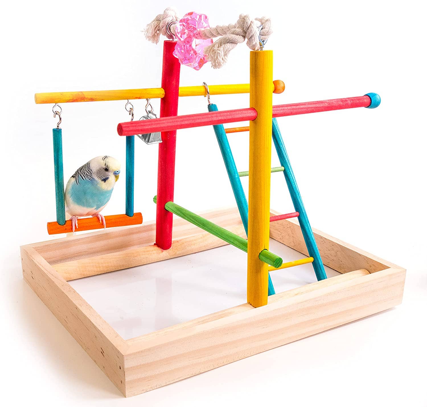 Bird-Life Wooden Playpen for Birds – Medium