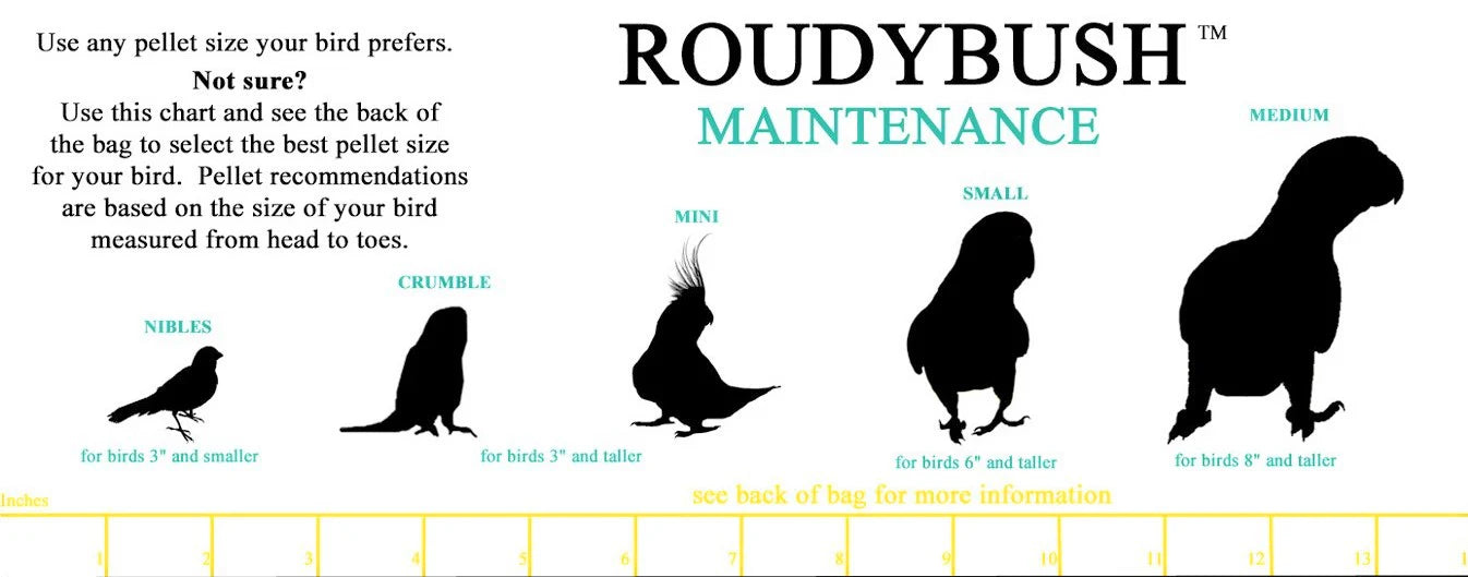 Roudybush Ցածր ճարպի պահպանում - միջին - 44-ունցիա