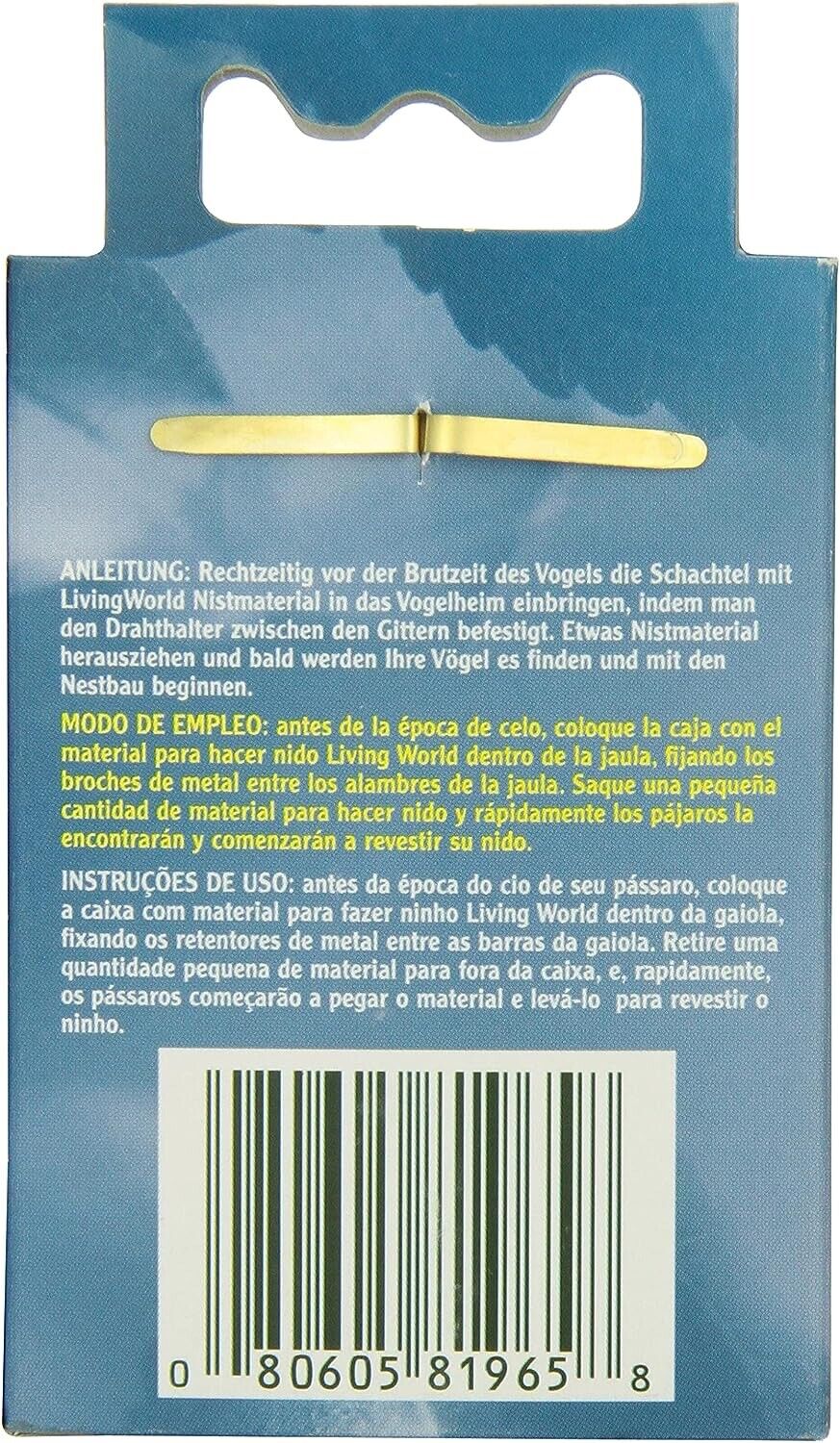 Material para anidar pájaros del mundo viviente 