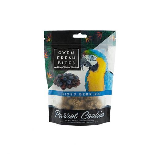 Oven Fresh Bites - 4 oz Parrot Cookies: Mixed Berries